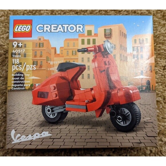 NIB LEGO 40517 Creator Vespa Scooter 118pcs - Picture 1 of 4